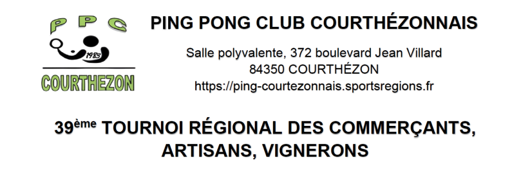 Tournoi de Courthezon 2025