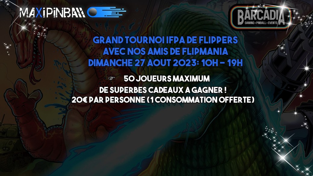 Tournoi Flipmania - Maxipinball