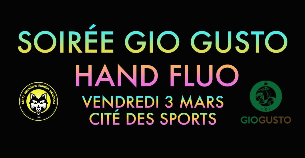 Soirée GIO GUSTO Hand Fluo