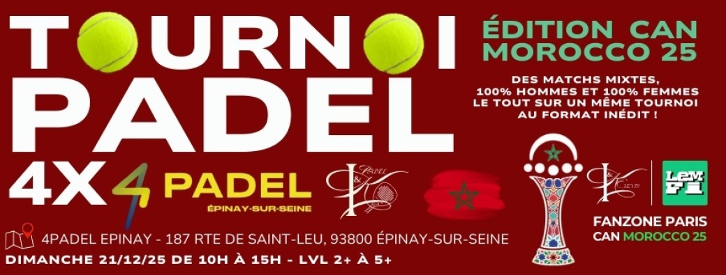Tournoi Padel Relais 4x4 - Edition CAN25