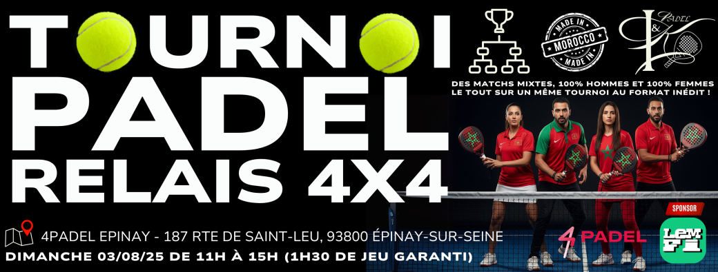 Tournoi Padel Relais 4x4
