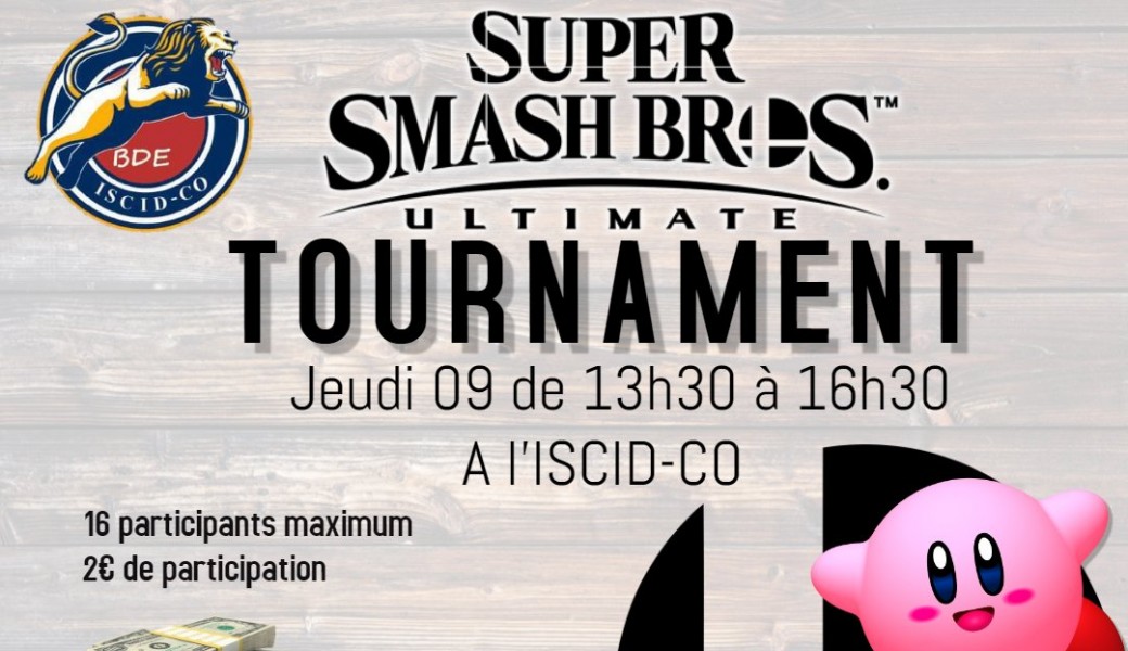 Tournoi SUPER SMASH BROS ULTIMATE
