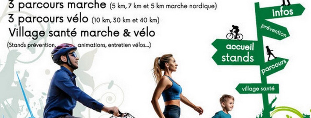 En marche et à vélo contre le diabète !