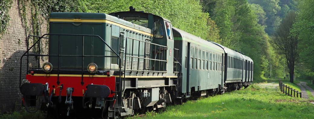 TRAIN TOURISTIQUE | Voyage en Locomotive diesel et voitures années 30 ou 60