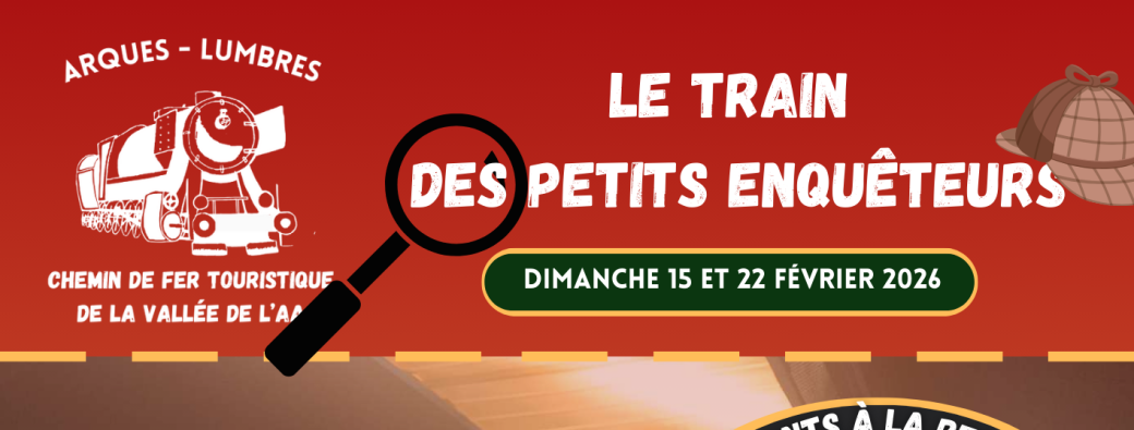 TRAIN TOURISTIQUE | Le Train des Petits Enquêteurs