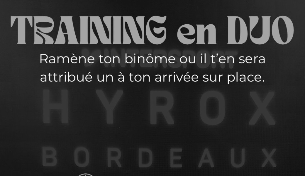 Training spécial HYROX