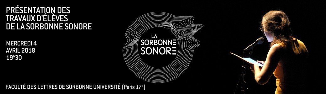 Travaux de l'atelier de la Sorbonne sonore