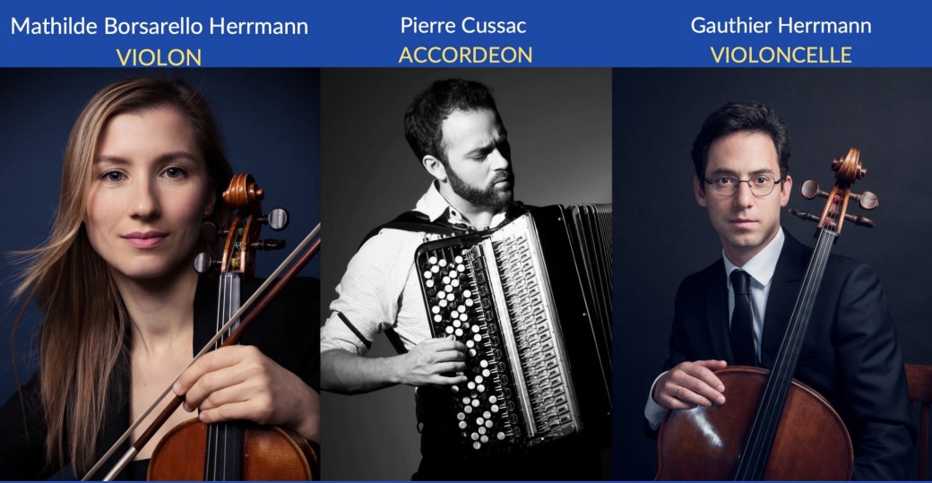Trio violon, violoncelle et accordéon