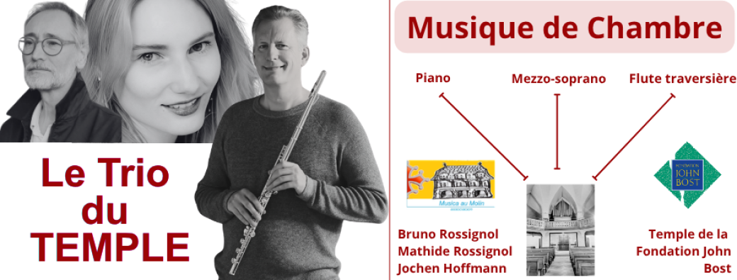 CONCERT MUSIQUE DE CHAMBRE : LE TRIO DU TEMPLE