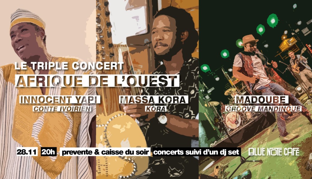 Triple concert Afrique de l'Ouest 