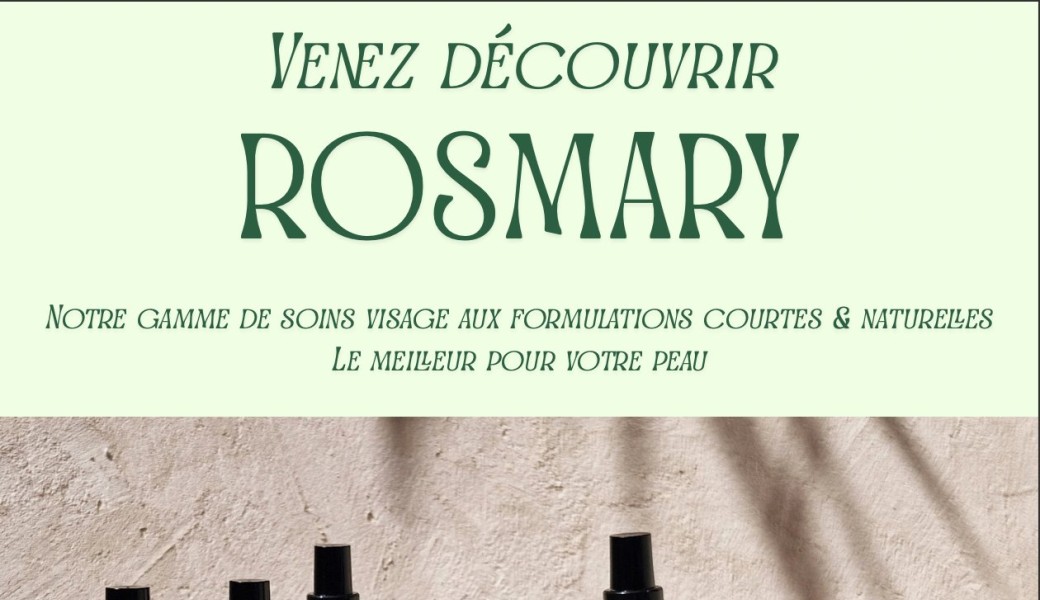 Un mercredi soir pour prendre soin de vous x ROSMARY