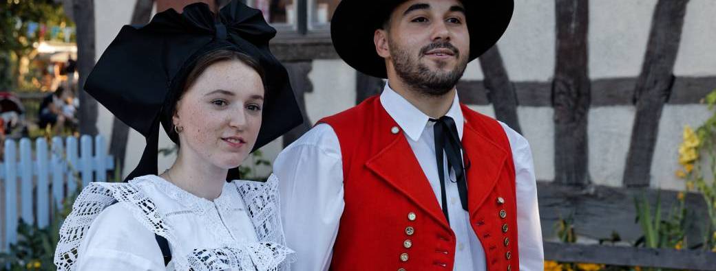 Une noce haute en couleurs à l'Écomusée d'Alsace
