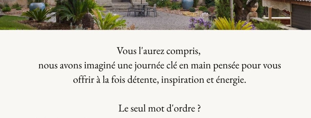 Une parenthese suspendue