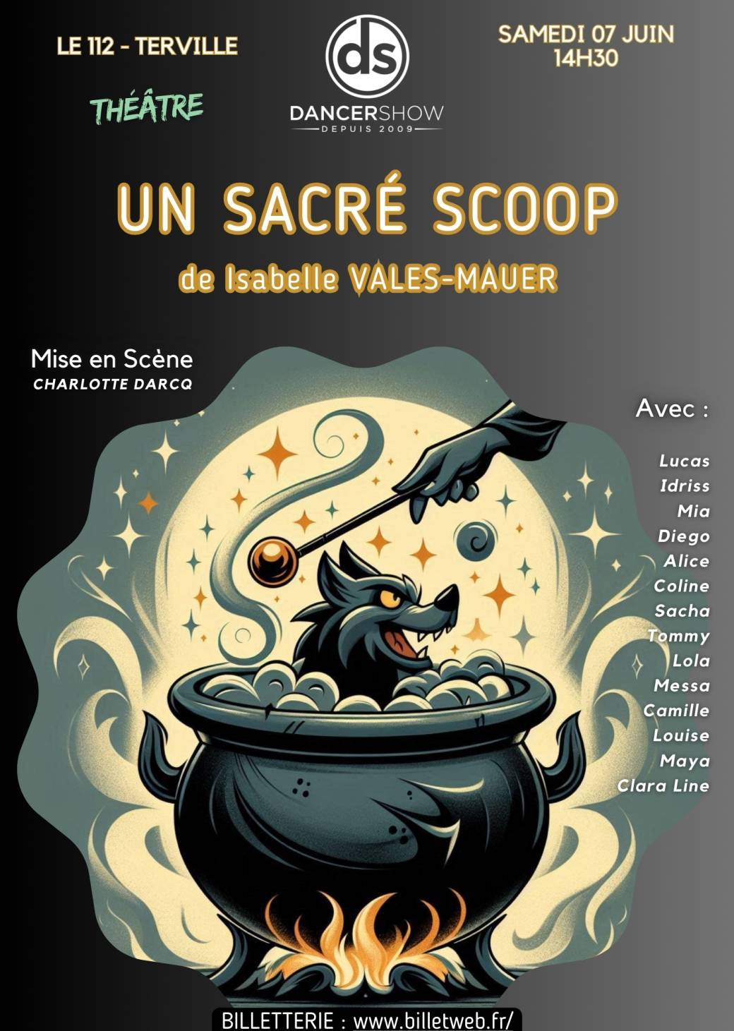 DS - Spectacle "UN SACRÉ SCOOP"