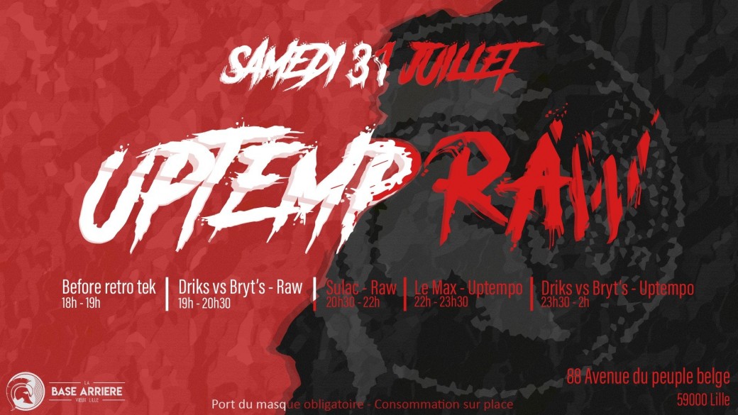 Uptempo Raw base arrière