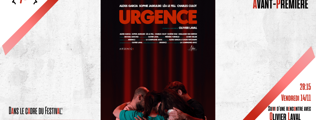 Urgence - Avant-Première - Festival "Prendre Soins" Nord-Luxembourg