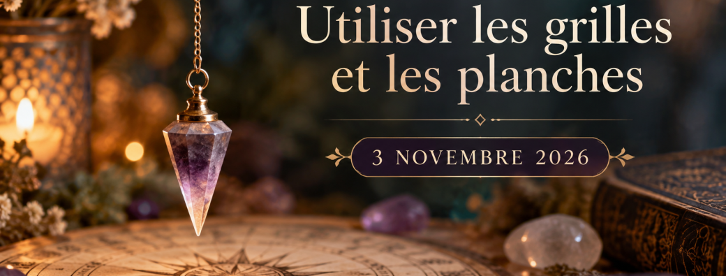 Pendule : Utiliser les grilles et les planches