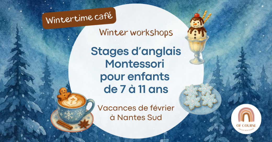 Vacances de février à Nantes - Stages d'anglais pour enfants de 7 à 11 ans