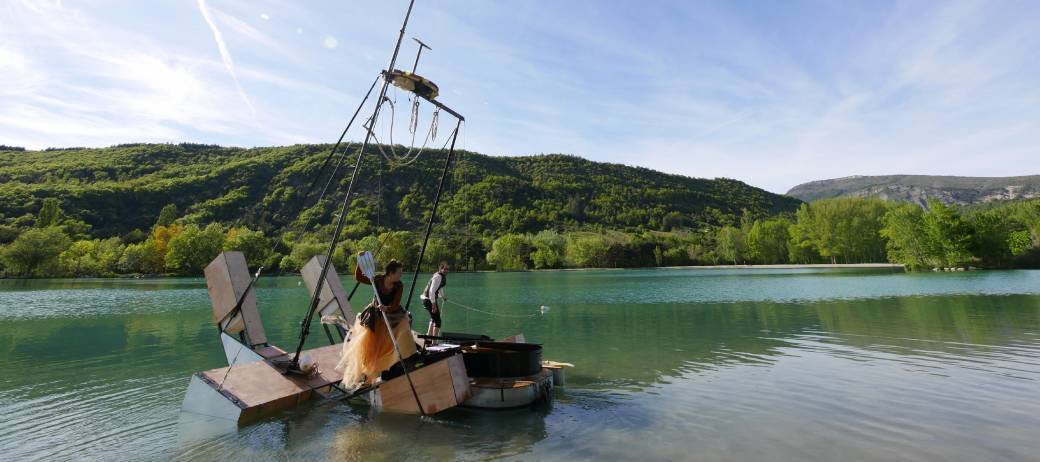 VAILHAN - Barrage des Olivettes (34) - "Pagaille Navale"