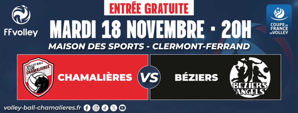 VBCC BEZIERS 1ER TOUR COUPE DE FRANCE