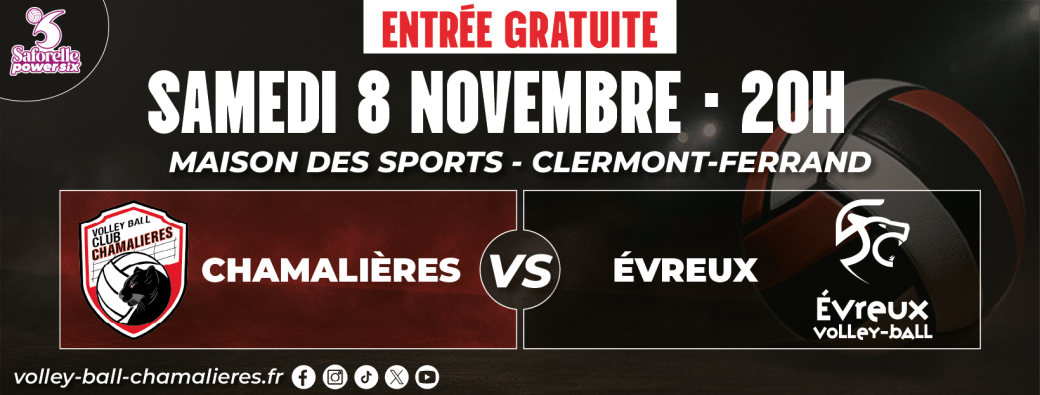 VBCC /EVREUX (J06 LAF)  ENTRÉE GRATUITE