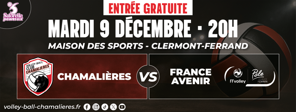 VBCC /FRANCE AVENIR (J11 SAFORELLE POWER 6)  ENTRÉE GRATUITE