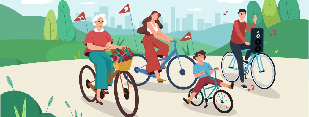 Vélo-parade des loups