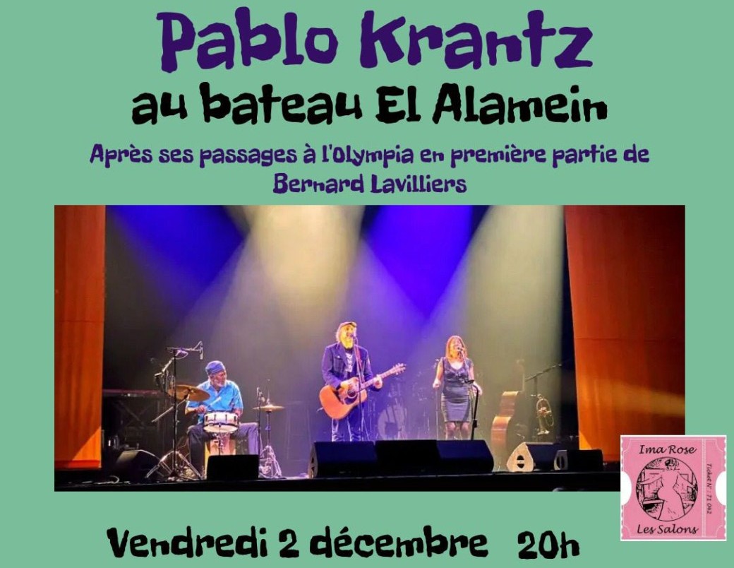 Ven. 02/12 : PABLO KRANTZ Ven. 02/12 : PABLO KRANTZ