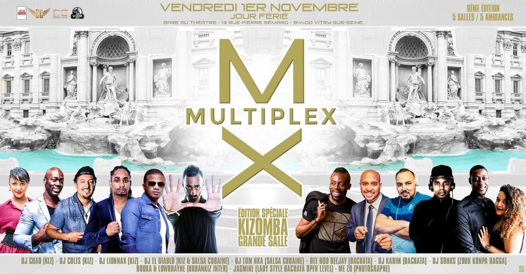 Vendredi 1er Novembre - Multiplex - 5 Salles # Spe Kizomba