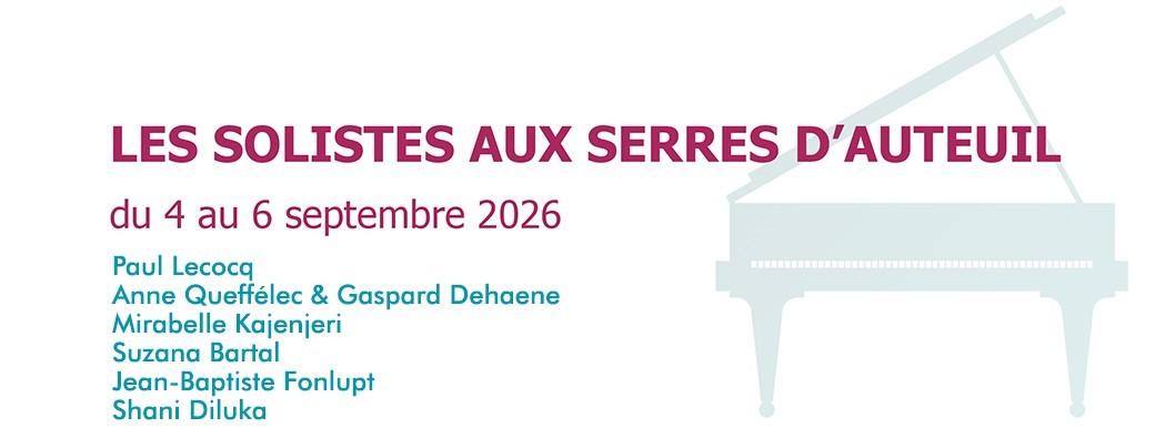 Vendredi 4 septembre 2026 à 20H - Concert n°2 - Anne Queffélec & Gaspard Dehaene, piano à 4 main