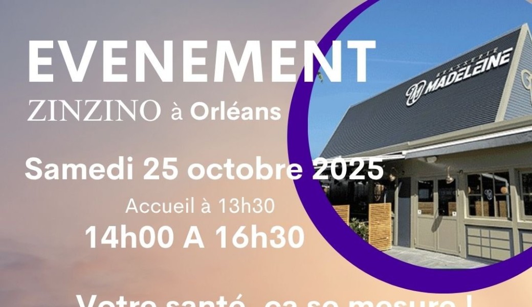 Évènement Zinzino à Orléans