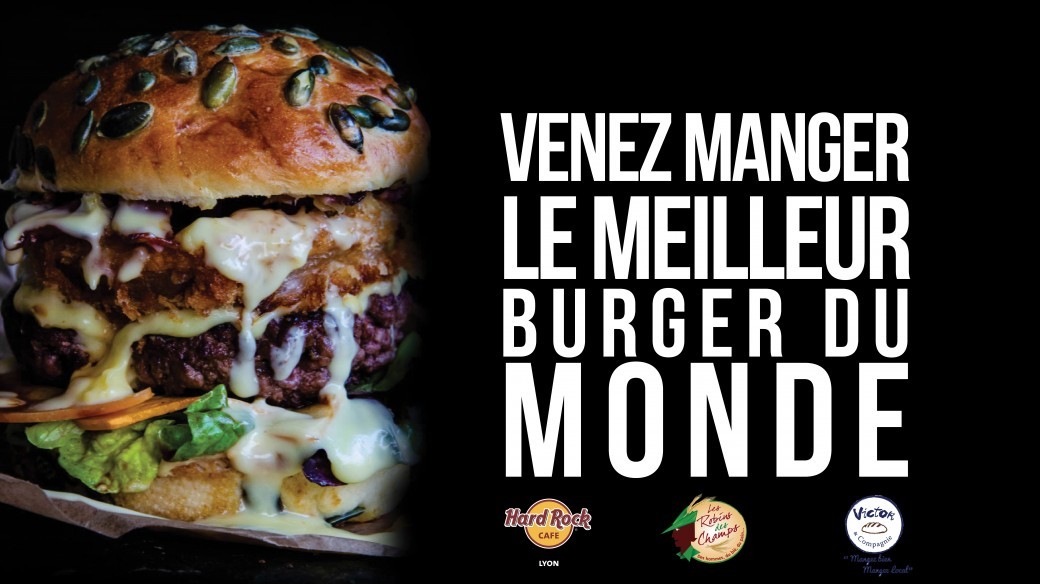 Venez manger le meilleur burger du monde au Hard Rock Cafe Lyon