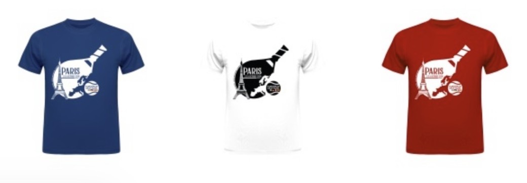 Vente des tee-shirts - Événement Tournoi européen 