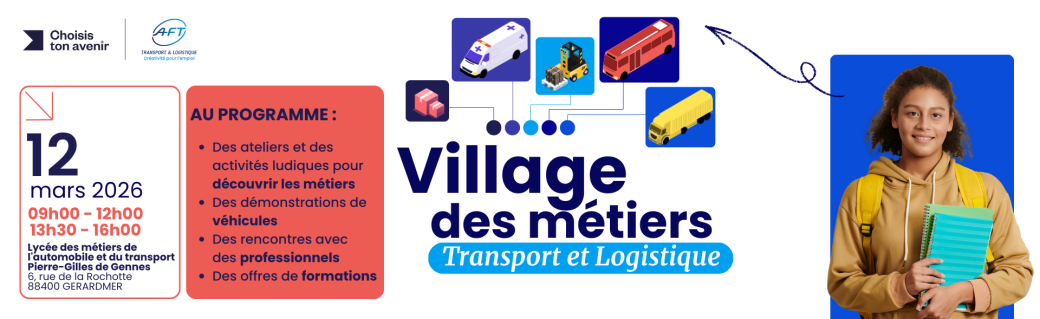 Village des métiers du Transport et de la Logistique à Gérardmer