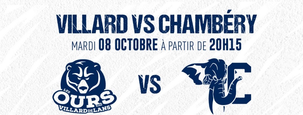 Match Journée 2 - Villard VS Chambéry