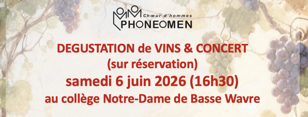 VINIPIADE (dégustation Vins) + CONCERT PHONEOMEN