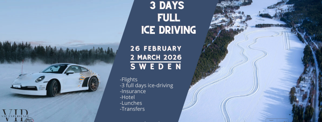 VIP Experience - Ice Driving Sweden 5 days