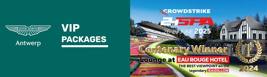 VIP Packages Aston Martin Antwerp - Crowdstrike 24Hours of Spa