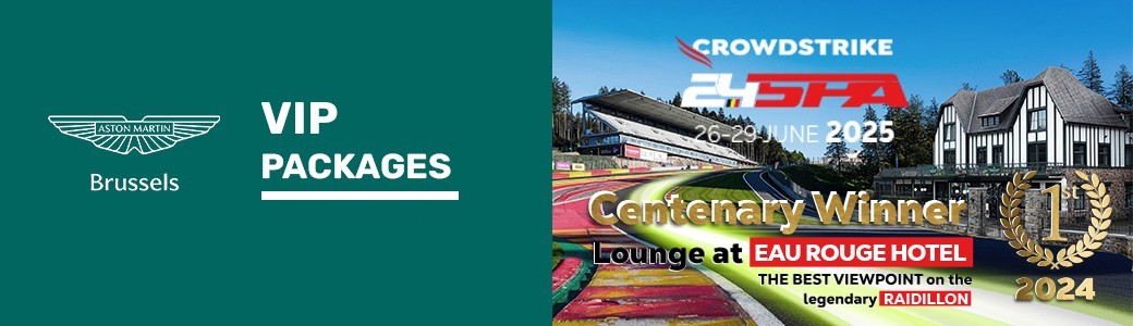 VIP Packages Aston Martin Brussels - Crowdstrike 24Hours of Spa