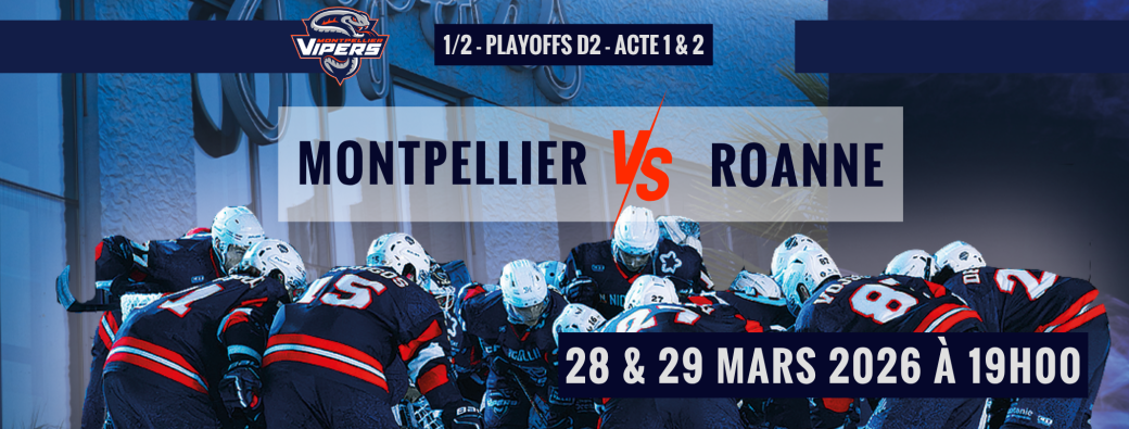 Vipers Montpellier VS Renards Roanne - 1/2 finale du championnat D2