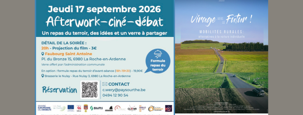 Virage vers le futur | GAL de l'Ourthe | semaine de la mobilité | La Roche-en-Ardenne