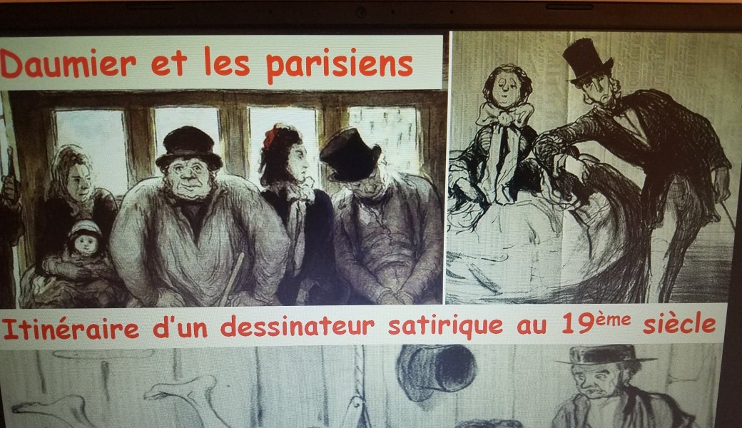 Visioconférence "Daumier et les Parisiens : Itinéraire d'un dessinateur satirique au 19ème siècle"