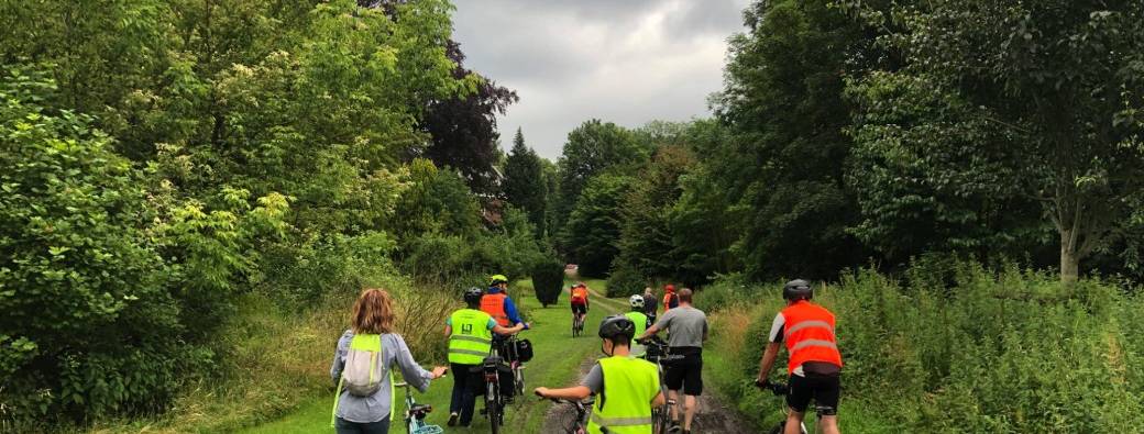 Visite à vélo sur les traces industrielles à l'Est de La Louvière