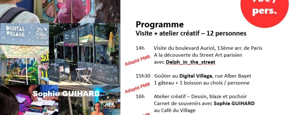 Visite + Atelier créatif - STREET ART, les murs de Paris, tout un art !