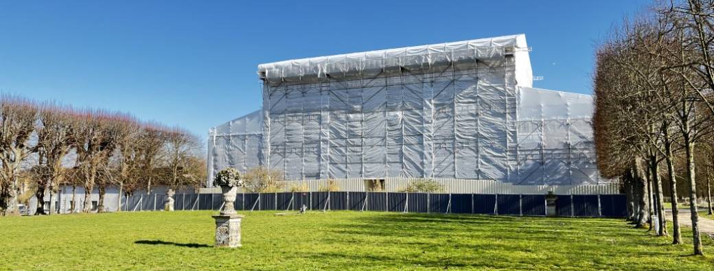 Visite de chantier du Château de Plaisir