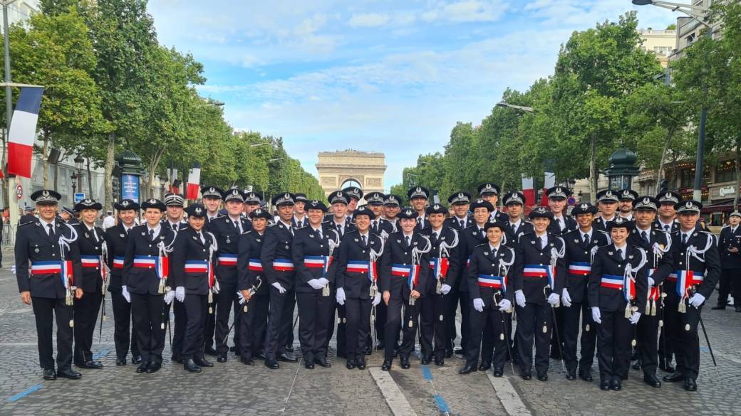 Visite de l'École nationale supérieure de la police