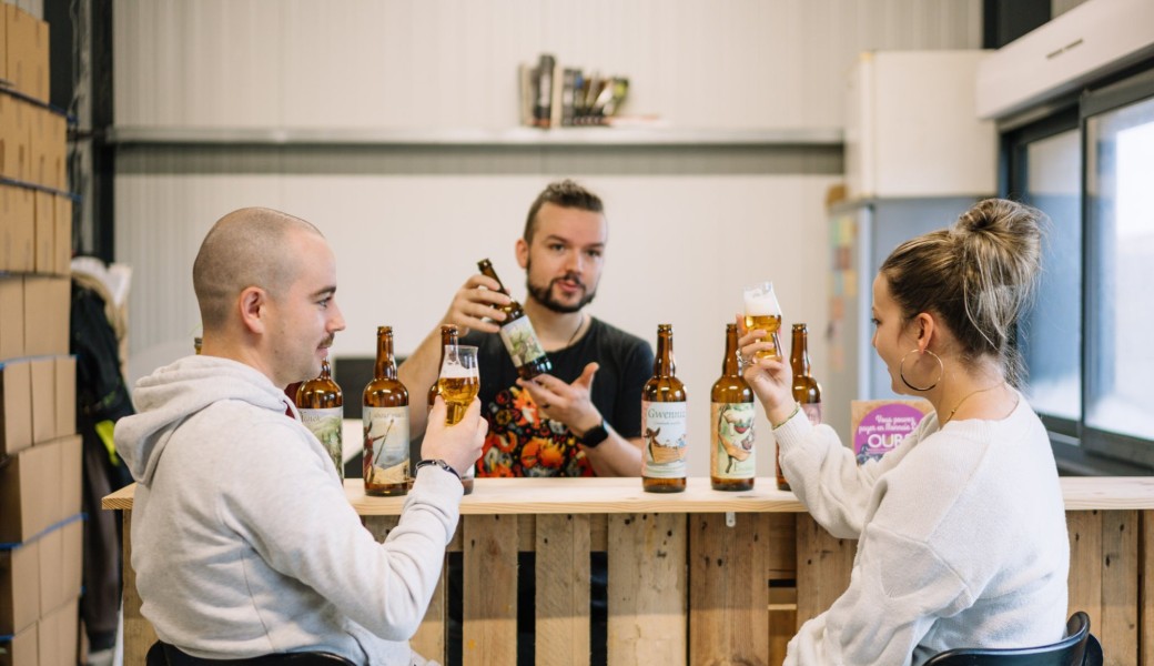 Visite de la brasserie-Casse-Grain