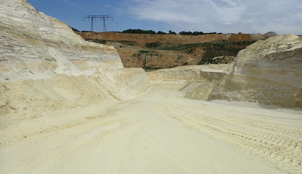 Visite de la carrière du Déluge