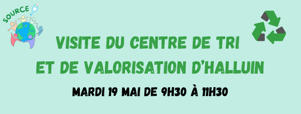 Visite du centre de tri d'Halluin