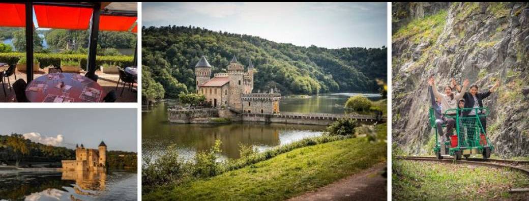 Visite du château de la Roche et Vélorail